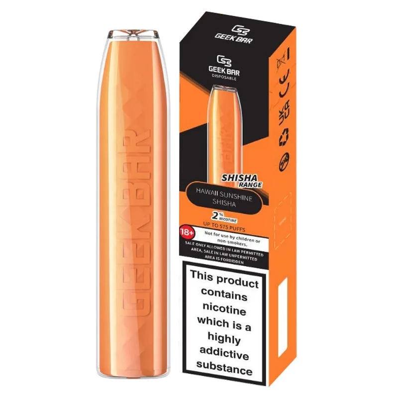 Geek Bar Hawaii Sunshine Shisha Disposable Vape